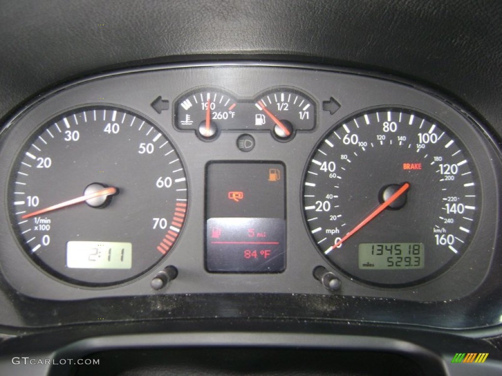 2004 Volkswagen GTI VR6 Gauges Photos
