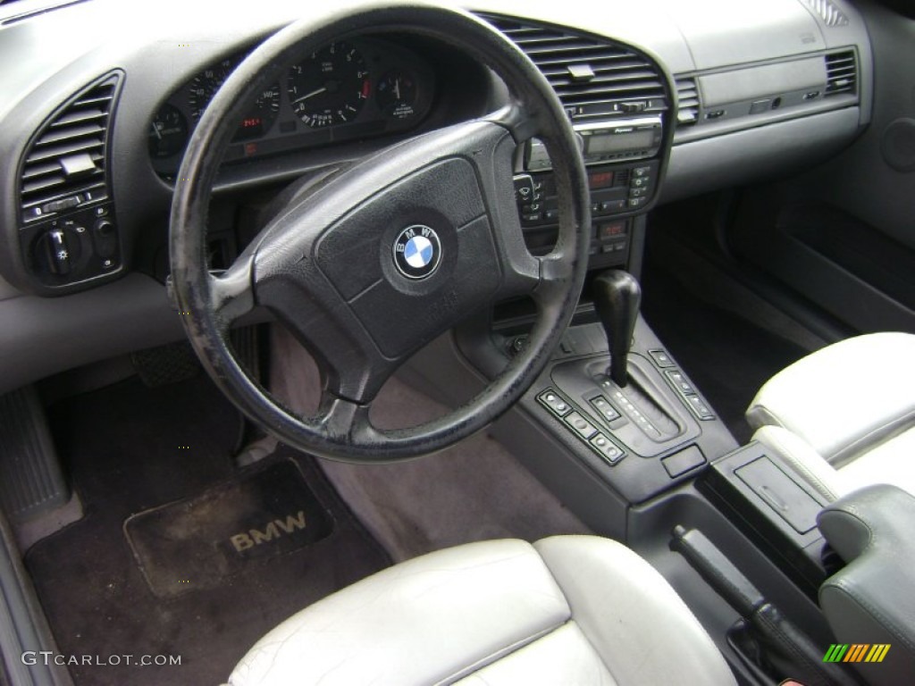 Grey Interior 1997 BMW 3 Series 328i Sedan Photo #51538531
