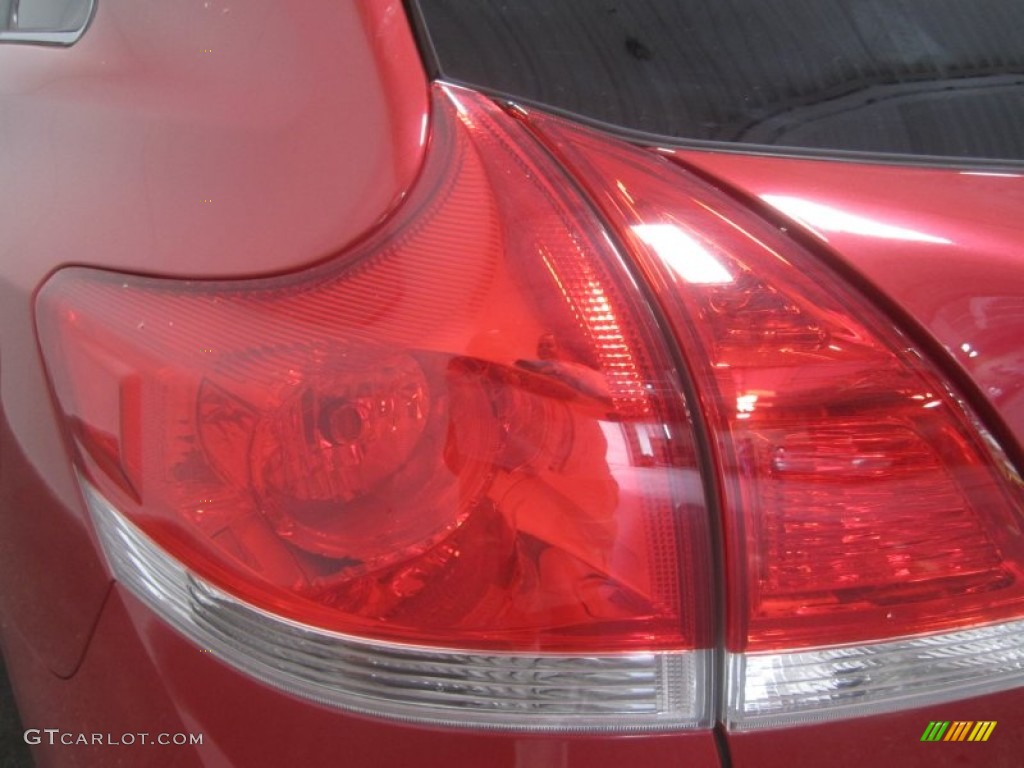 2009 Venza V6 AWD - Barcelona Red Metallic / Ivory photo #15