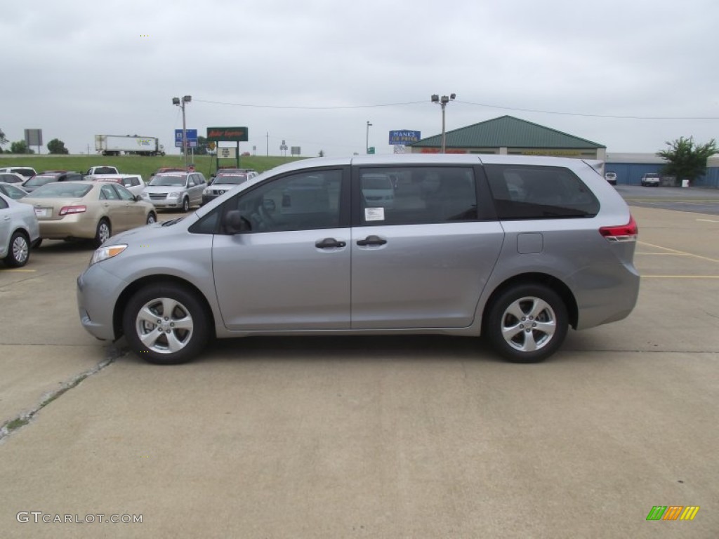 2011 Sienna  - Silver Sky Metallic / Light Gray photo #4