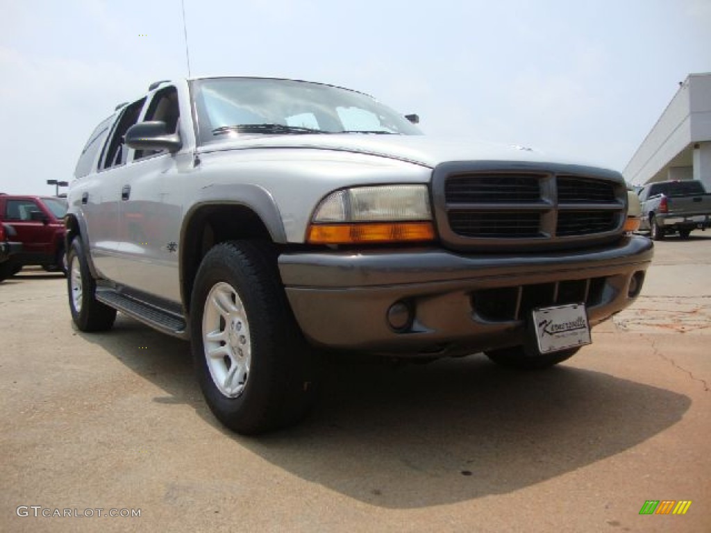 2002 Durango SXT 4x4 - Bright Silver Metallic / Dark Slate Gray photo #1