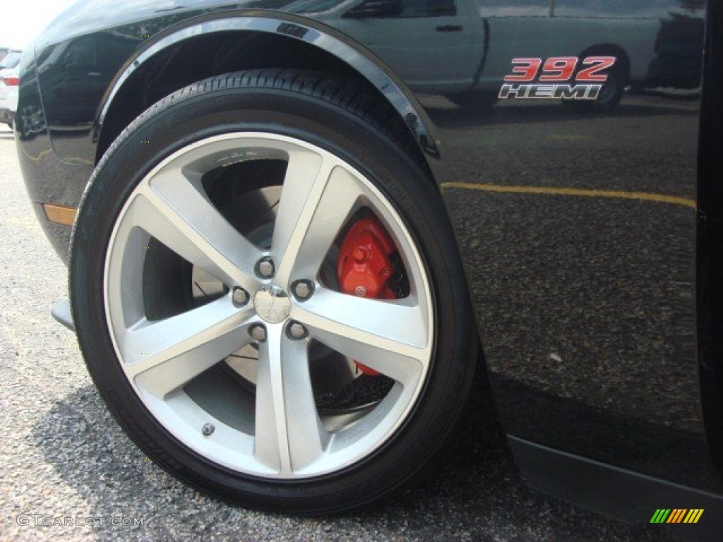 2011 Challenger SRT8 392 - Brilliant Black Crystal Pearl / Dark Slate Gray photo #24