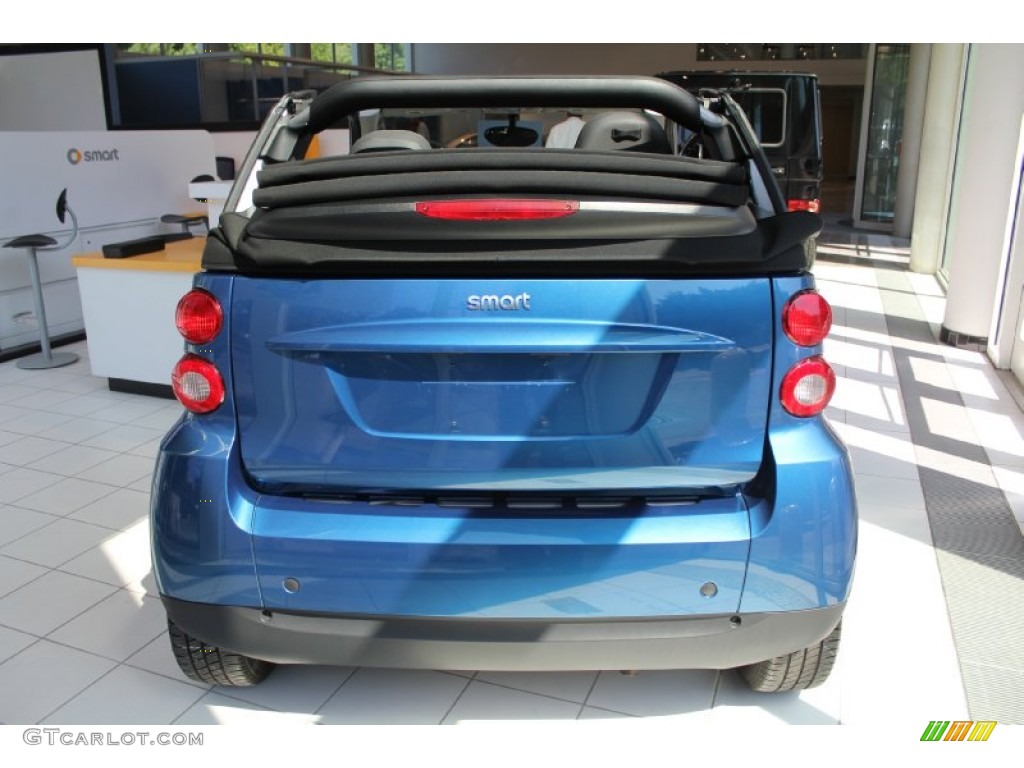 Blue Metallic 2009 Smart fortwo passion cabriolet Exterior Photo #51543555