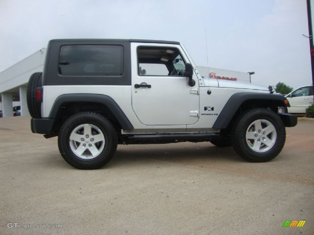 Bright Silver Metallic 2008 Jeep Wrangler X 4x4 Right Hand Drive Exterior Photo #51543942