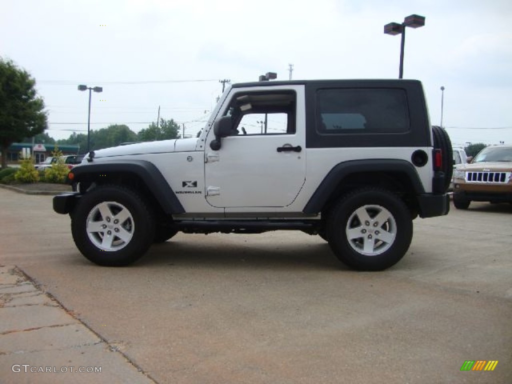 Bright Silver Metallic 2008 Jeep Wrangler X 4x4 Right Hand Drive Exterior Photo #51543999