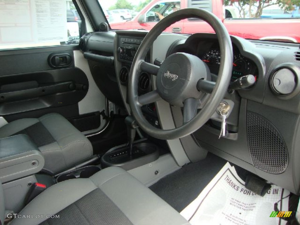 Dark Slate Gray/Medium Slate Gray Interior 2008 Jeep Wrangler X 4x4 Right Hand Drive Photo #51544245
