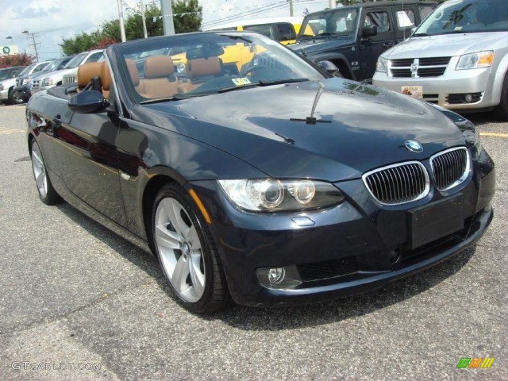 2009 3 Series 335i Convertible - Monaco Blue Metallic / Saddle Brown Dakota Leather photo #6