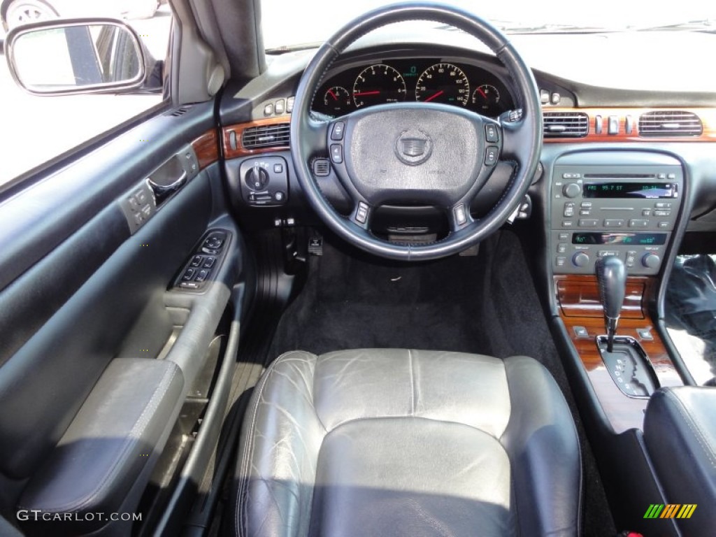 2004 Cadillac Seville SLS Black Steering Wheel Photo #51546618