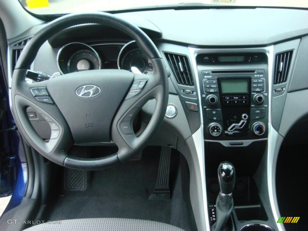 2011 Sonata SE - Indigo Blue Pearl / Gray photo #11