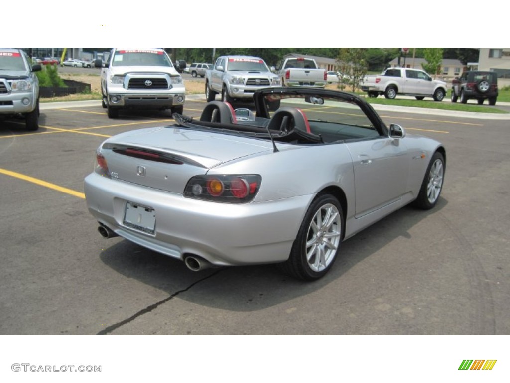 2004 S2000 Roadster - Silverstone Metallic / Red photo #5