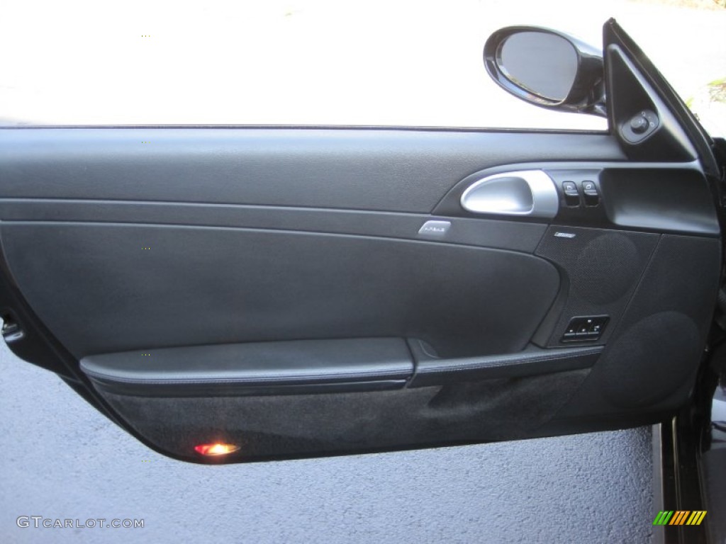 2008 Porsche Cayman S Black Door Panel Photo #51547110