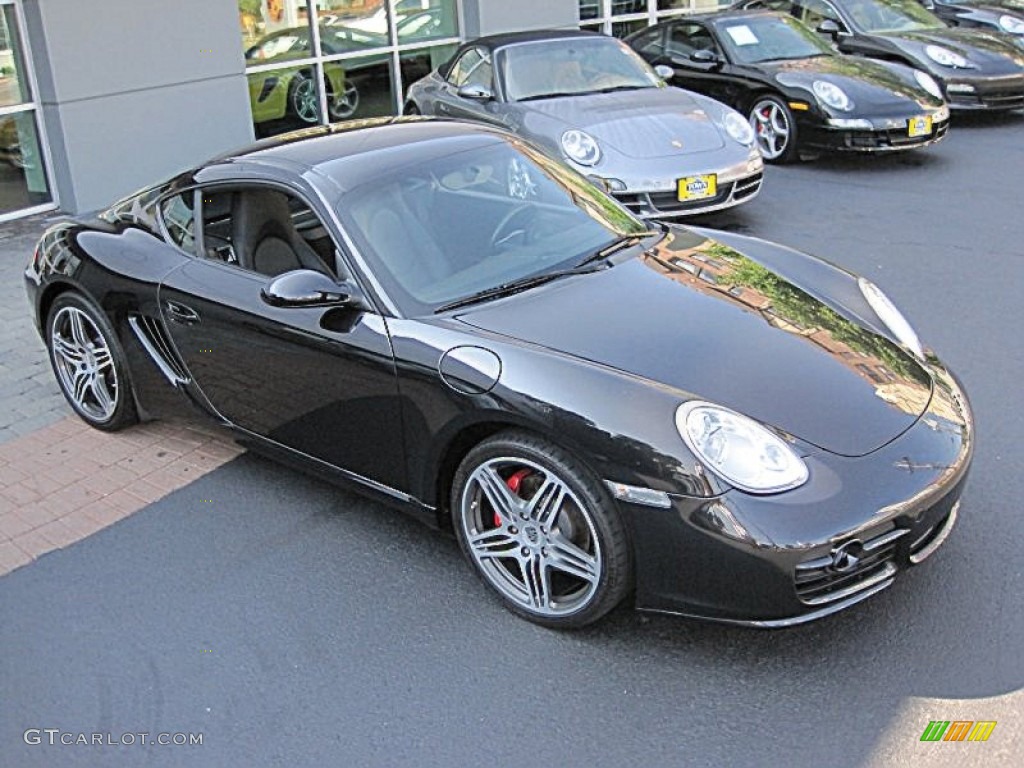 Basalt Black Metallic 2008 Porsche Cayman S Exterior Photo #51547263