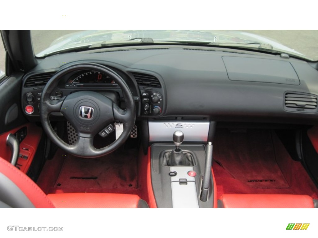 2004 Honda S2000 Roadster Red Dashboard Photo #51547269