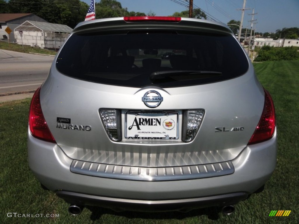 2007 Murano SL AWD - Brilliant Silver Metallic / Charcoal photo #9