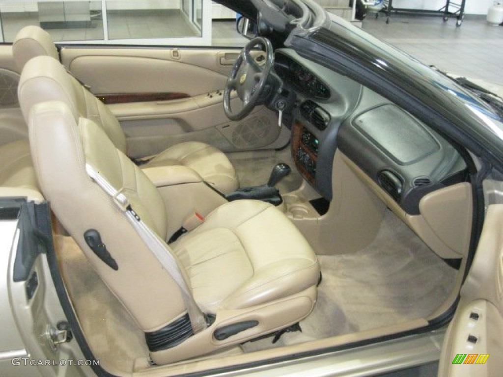 2000 Sebring JXi Convertible - Champagne Pearl / Camel photo #29