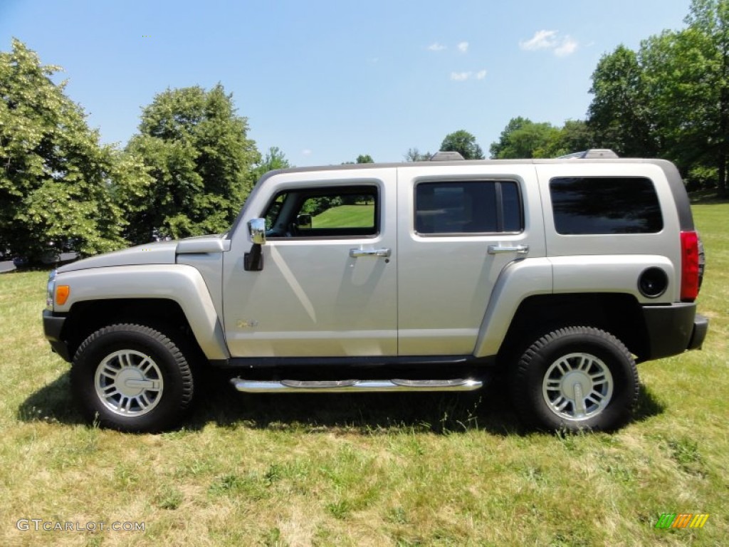 Boulder Gray Metallic 2008 Hummer H3 Standard H3 Model Exterior Photo #51549846