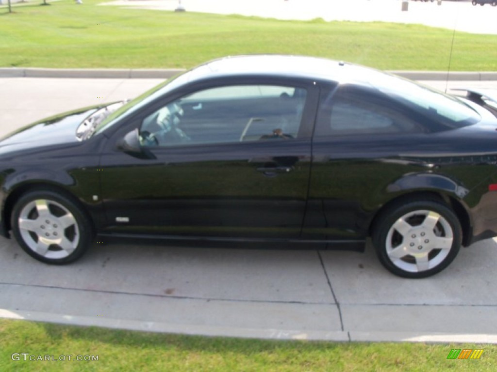 2007 Cobalt SS Coupe - Black / Ebony photo #4