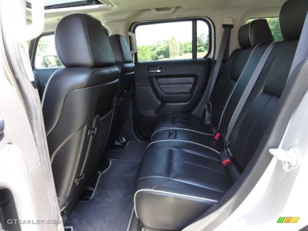 Ebony Black/Pewter Interior 2008 Hummer H3 Standard H3 Model Photo #51550062