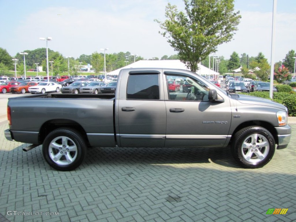 2006 Ram 1500 SLT Quad Cab - Mineral Gray Metallic / Medium Slate Gray photo #6