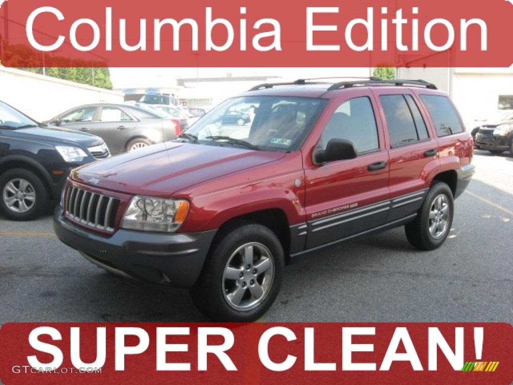 2004 Grand Cherokee Laredo 4x4 - Inferno Red Pearl / Dark Slate Gray photo #1