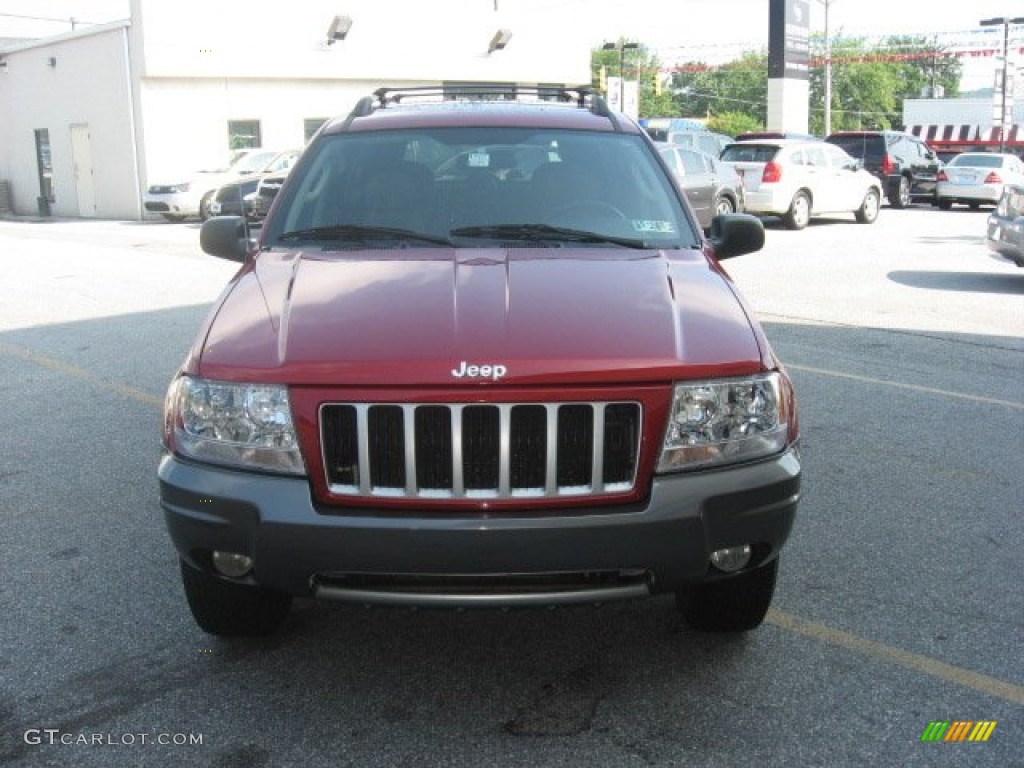 2004 Grand Cherokee Laredo 4x4 - Inferno Red Pearl / Dark Slate Gray photo #3