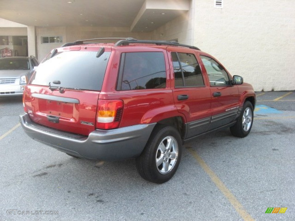 2004 Grand Cherokee Laredo 4x4 - Inferno Red Pearl / Dark Slate Gray photo #6