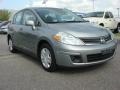 2010 Magnetic Gray Metallic Nissan Versa 1.8 S Hatchback  photo #1