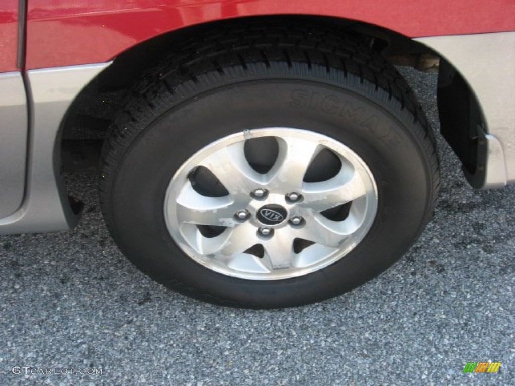 2005 Sedona EX - Ruby Red Metallic / Gray photo #10