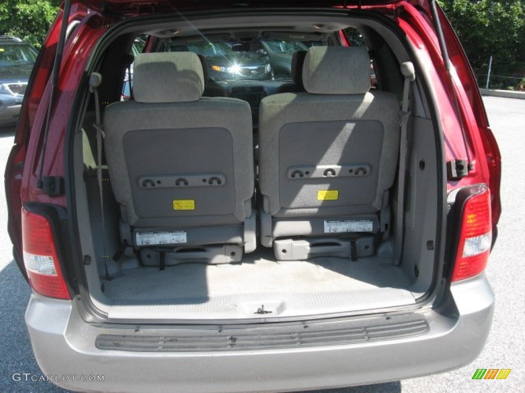 2005 Sedona EX - Ruby Red Metallic / Gray photo #21