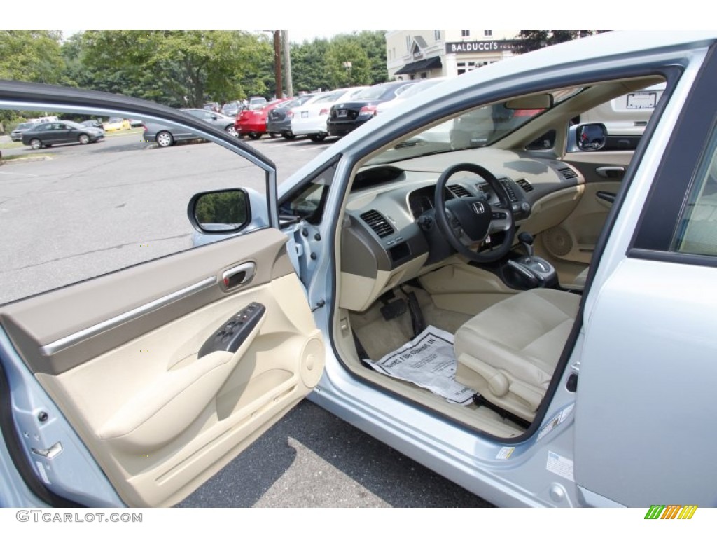 Ivory Interior 2007 Honda Civic Hybrid Sedan Photo #51552567