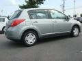 2010 Magnetic Gray Metallic Nissan Versa 1.8 S Hatchback  photo #3