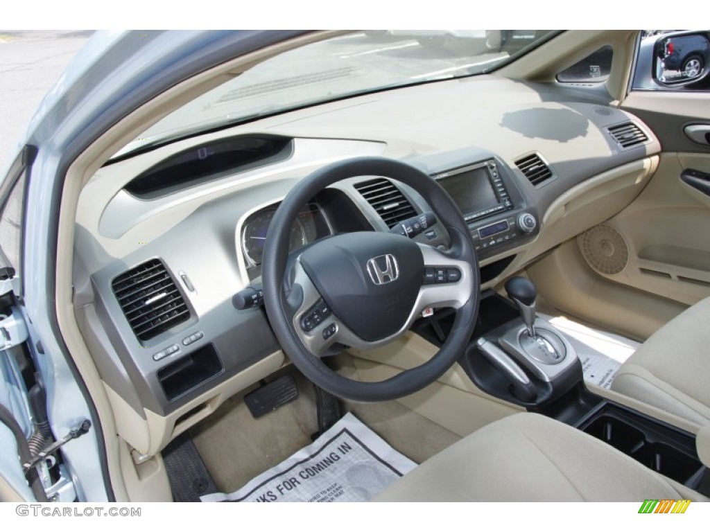 Ivory Interior 2007 Honda Civic Hybrid Sedan Photo #51552579