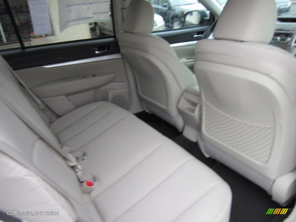 2011 Outback 2.5i Premium Wagon - Crystal Black Silica / Warm Ivory photo #17