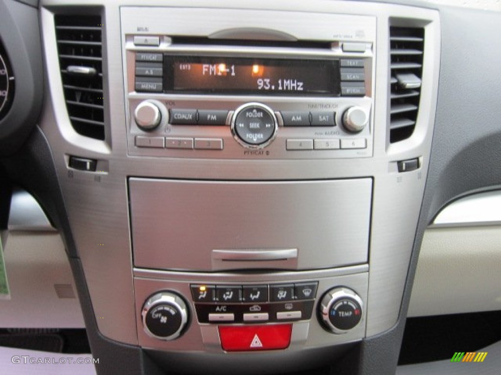 2011 Outback 2.5i Premium Wagon - Crystal Black Silica / Warm Ivory photo #19