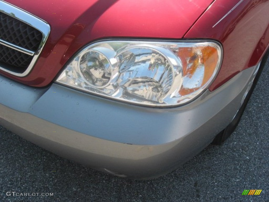 2005 Sedona EX - Ruby Red Metallic / Gray photo #37