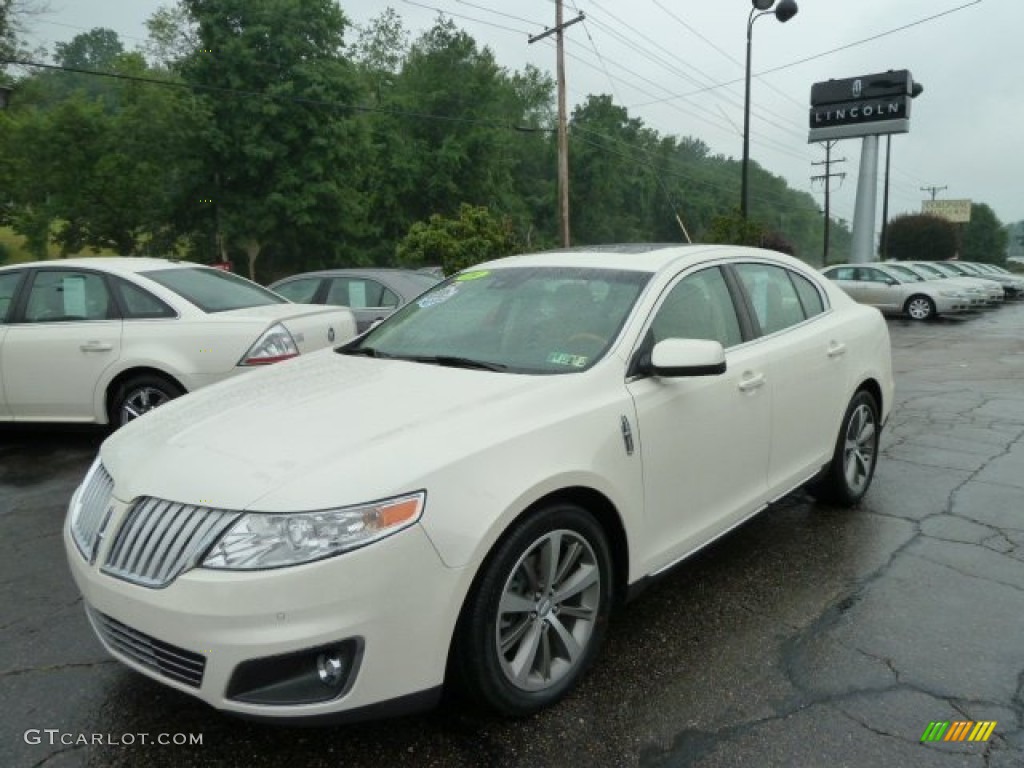 2009 MKS AWD Sedan - White Chocolate Tri-Coat / Cashmere photo #1