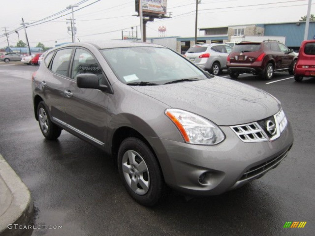2011 Rogue S AWD - Platinum Graphite / Black photo #10
