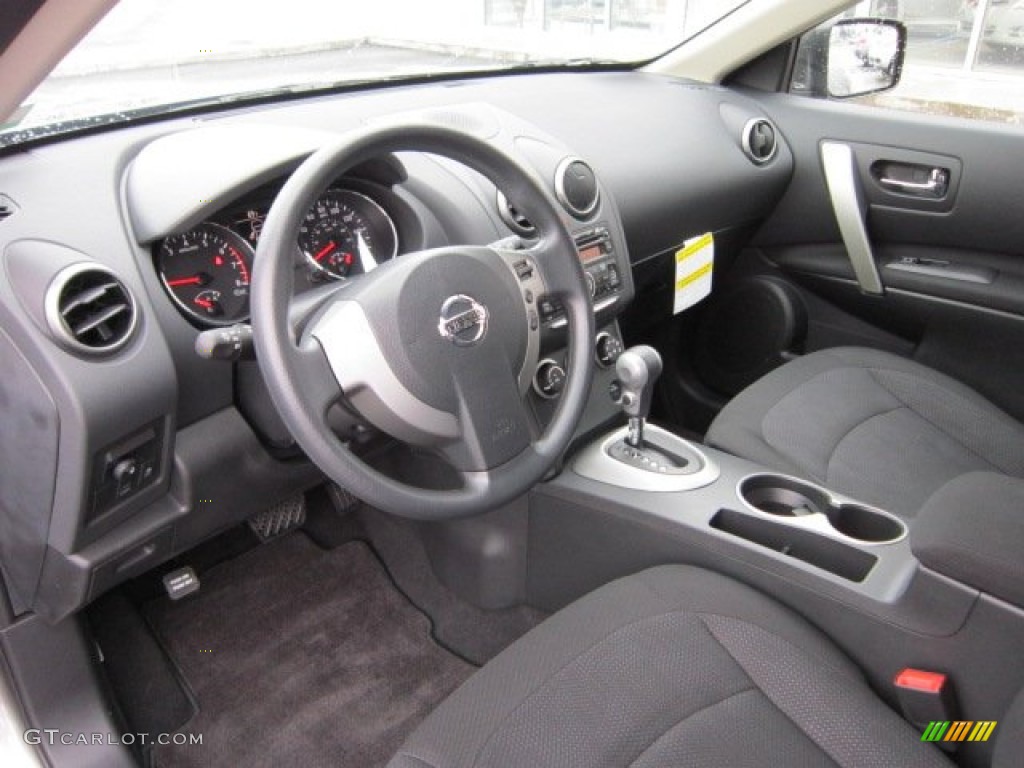 2011 Rogue S AWD - Platinum Graphite / Black photo #13