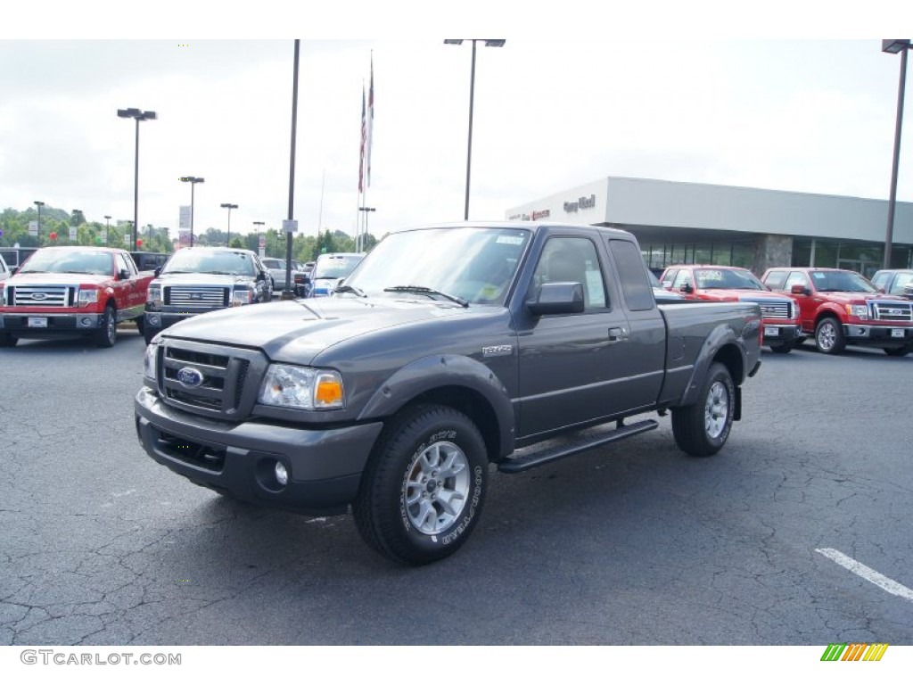 Dark Shadow Grey Metallic 2011 Ford Ranger Sport SuperCab 4x4 Exterior Photo #51554652