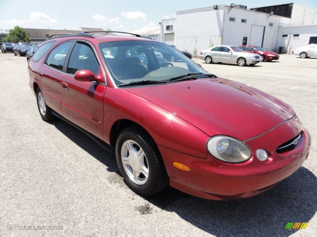 Toreador Red Metallic 1999 Ford Taurus SE Wagon Exterior Photo #51555930