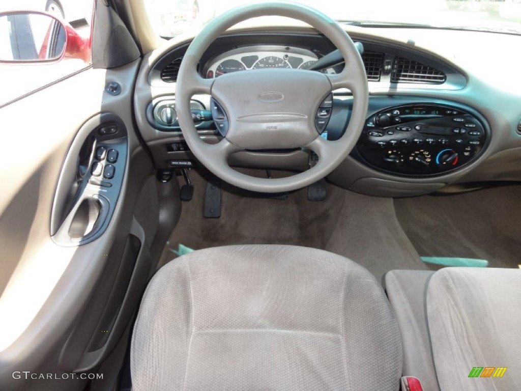 1999 Ford Taurus SE Wagon Medium Prairie Tan Dashboard Photo #51556305