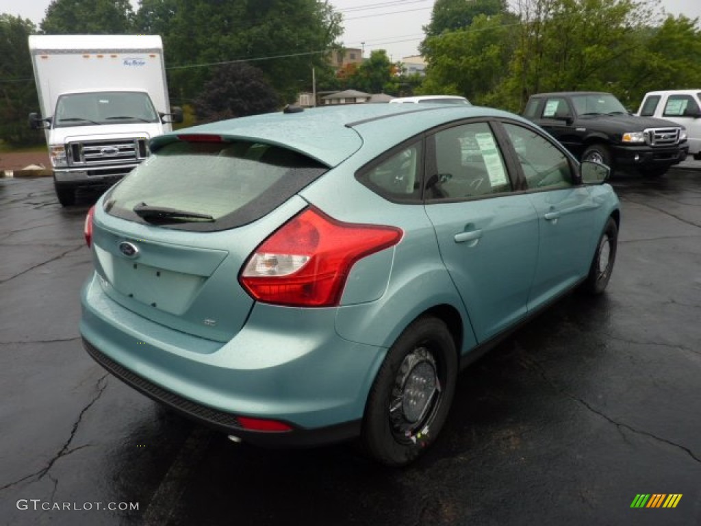 2012 Focus SE 5-Door - Frosted Glass Metallic / Stone photo #2