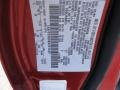 FL: Toreador Red Metallic 1999 Ford Taurus SE Wagon Color Code
