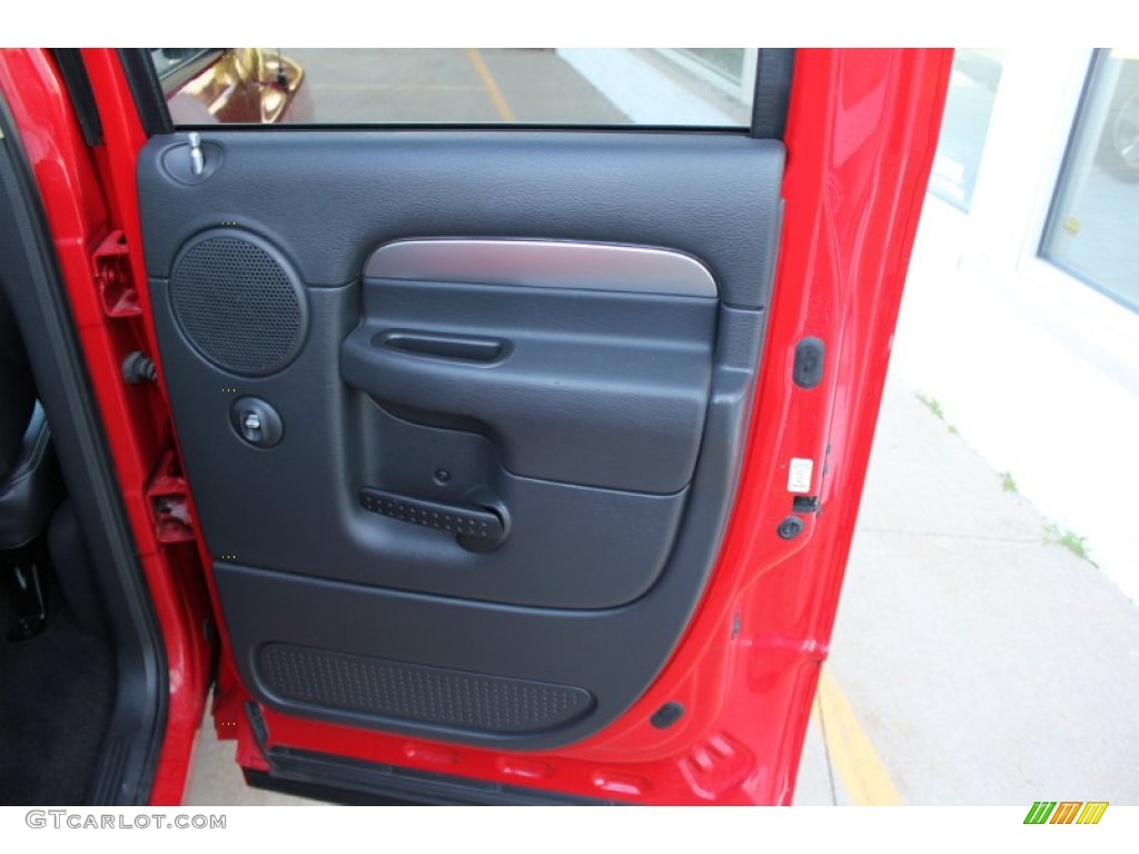 2005 Dodge Ram 1500 SRT-10 Quad Cab Dark Slate Gray Door Panel Photo #51557064