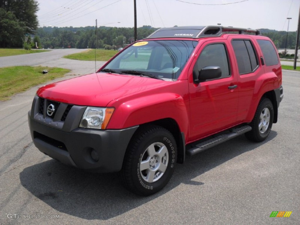 Red Alert 2008 Nissan Xterra S Exterior Photo #51557310