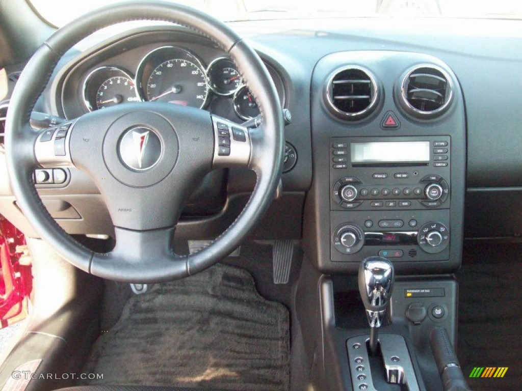2008 Pontiac G6 GT Convertible Ebony Black Dashboard Photo #51557571