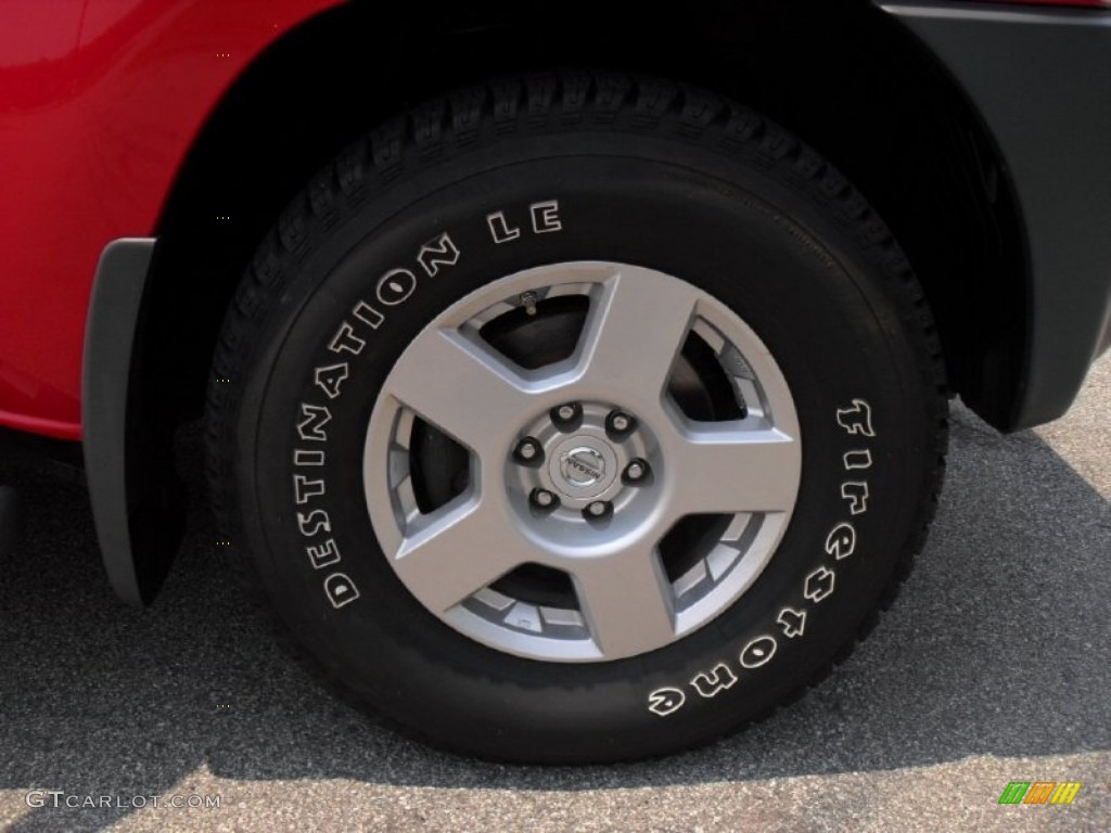 2008 Xterra S - Red Alert / Steel/Graphite photo #22