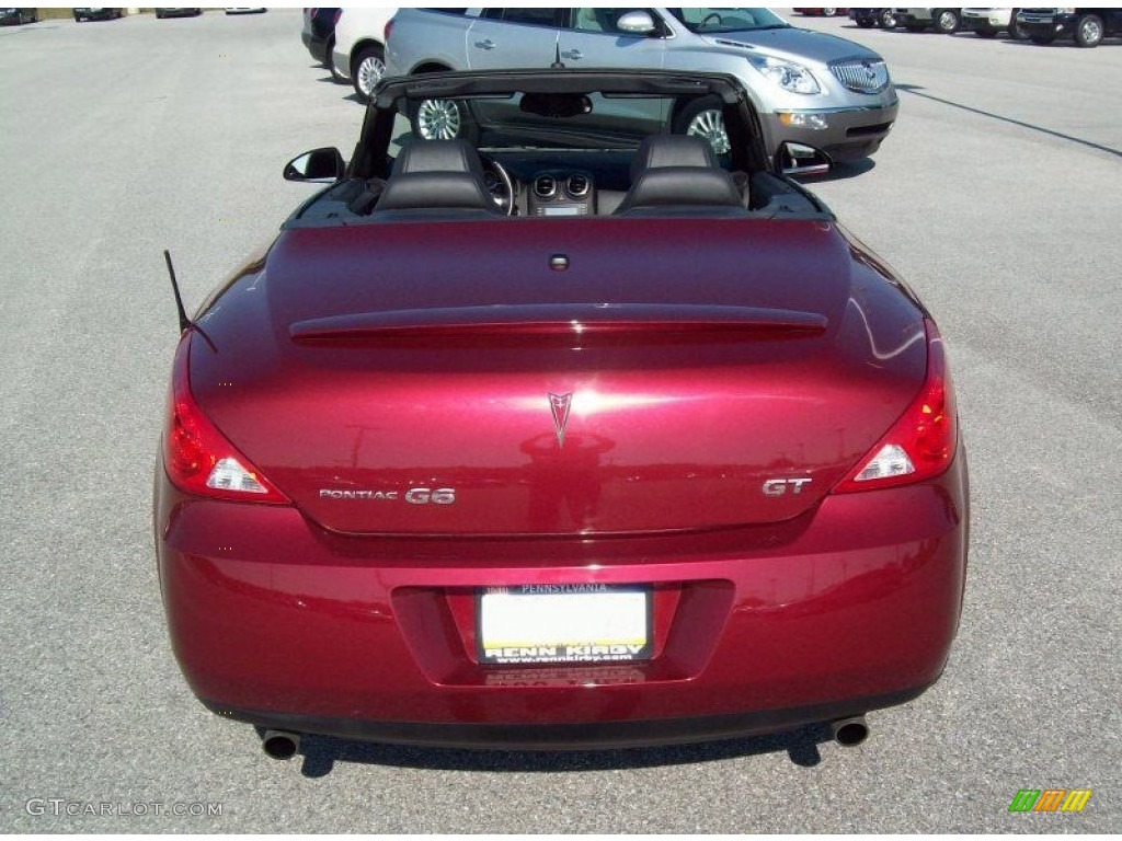 2008 G6 GT Convertible - Performance Red Metallic / Ebony Black photo #24