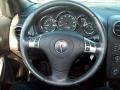 Ebony Black 2008 Pontiac G6 GT Convertible Steering Wheel