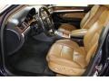 Amaretto/Black Valcona Leather Interior Photo for 2009 Audi A8 #51558135